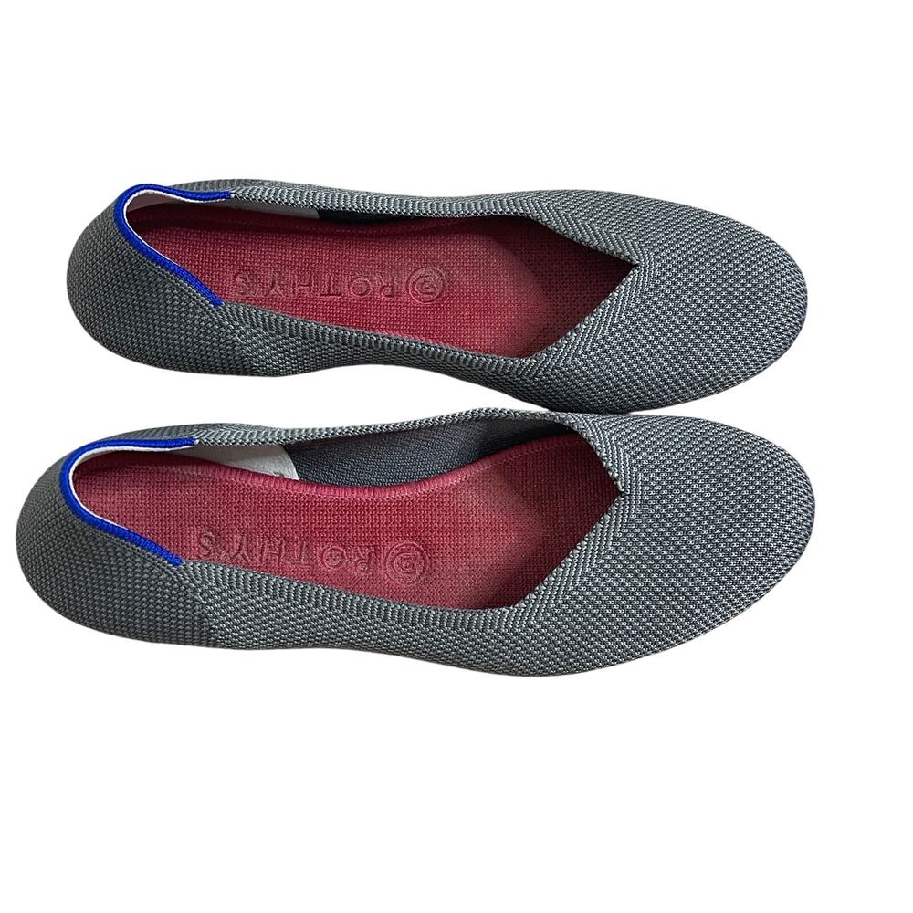 Rothy's‎ The Flat in Pebble Grey Women's Knit Slip On Size 9